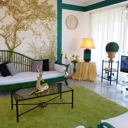 Superb T4 'port Aubernon' With Sea View Air Conditioningparking And Pool Apartment Antibes